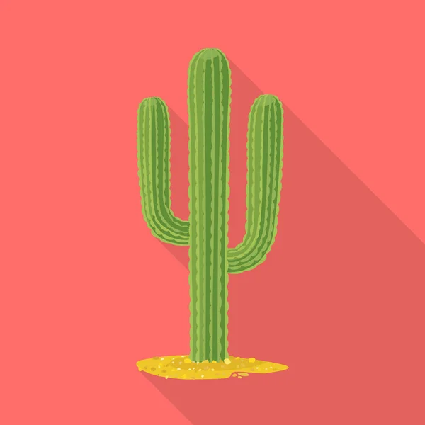 Illustration vectorielle du logo du cactus et de la plante d'intérieur. Élément Web de cactus et icône vectorielle succulente pour stock . — Image vectorielle