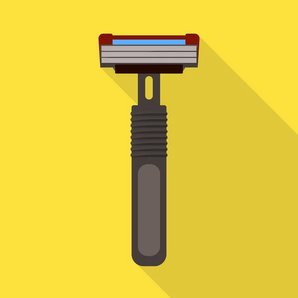Design vetorial de lâmina e ícone de cabelo. Gráfico de barbear e barbear símbolo de estoque para web . — Vetor de Stock