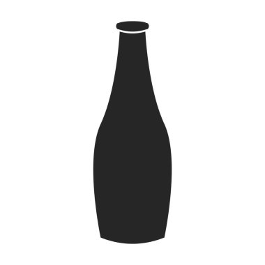 Ayçiçeği yağ vektör simgesi. Siyah vektör simgesi beyaz arkaplan ayçiçeği yağı üzerinde izole edildi.