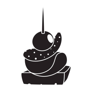 Kanape vektör simgesi. Siyah vektör simgesi beyaz arka planda izole edildi.