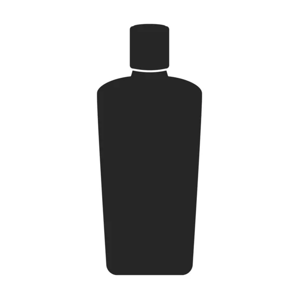 Zonnebloemolie vector icon.Black vector pictogram geïsoleerd op witte achtergrond zonnebloemolie. — Stockvector