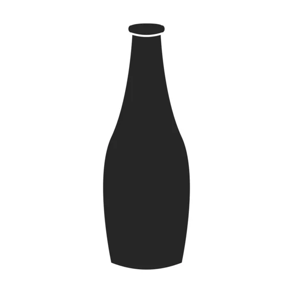 Zonnebloemolie vector icon.Black vector pictogram geïsoleerd op witte achtergrond zonnebloemolie. — Stockvector