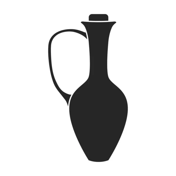 Ikona wektora oleju słonecznikowego.Czarna ikona wektora izolowana na białym tle oleju słonecznikowego. — Wektor stockowy