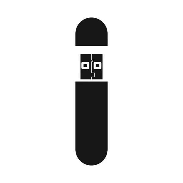 Vektor-Design von USB- und Memory-Logo. Grafik der USB- und Gerätebestand Vektor Illustration. — Stockvektor