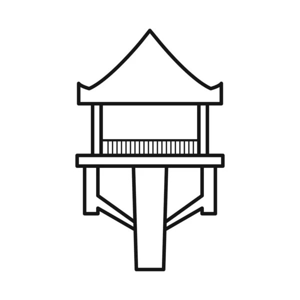 Vector design of stilts and wood icon. Set of stilts and patio stock symbol for web. — Stock Illustration Vector design of stilts and wood icon. Set of stilts and patio stock symbol for web. Royalty Free Stock Vectors