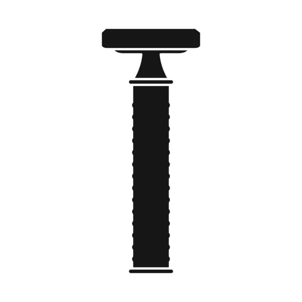 Векторні ілюстрації бритви та логотипу безпеки. Веб-елемент гоління і гоління символ акції для Інтернету . — стоковий вектор