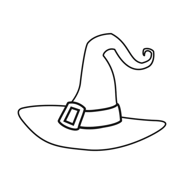Vector illustratie van hoed en hoofdtooi pictogram. Web element van muts en cap vector icoon voor stock. — Stockvector