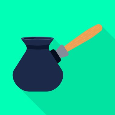 Türk ve karalama ikonunun vektör çizimi. Stok için Türkçe ögesi ve taşıyıcı vektör simgesi.