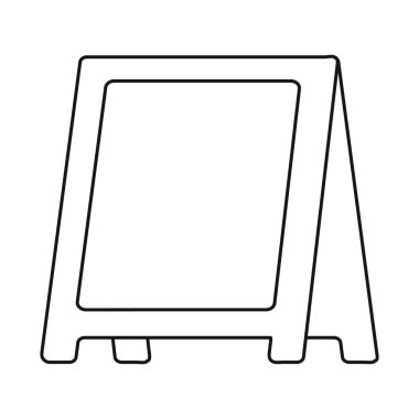 Menü ve karatahta simgesinin vektör tasarımı. Menü ve klasik hisse senedi vektör çizimi.