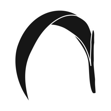 Yaprak ve şeker logosunun izole nesnesi. Ağ için yaprak ve baston sembolü grafiği.