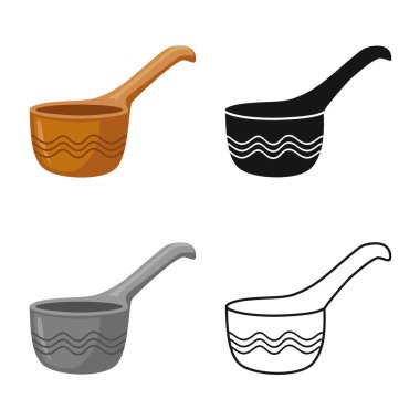 Çaydanlık ve sürahi logosu için vektör tasarımı. Çaydanlığın grafiği ve stok için temiz vektör simgesi.