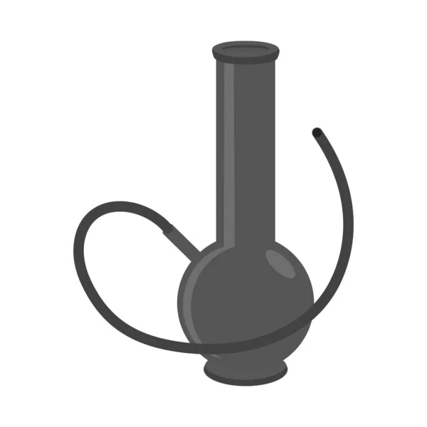 Vektor-Illustration der Ausrüstung und des Drogensymbols. Grafik der Ausrüstung und des Marihuana-Lagervektors. — Stockvektor