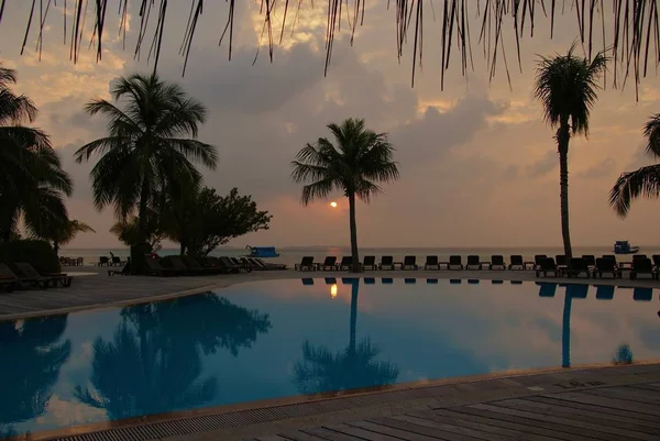 Maldiverna Kuredu Island Oförglömlig Semester — Stockfoto