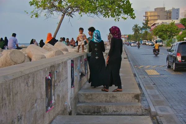 Mężczyzna Stolicy Maldive Wyspy — Zdjęcie stockowe