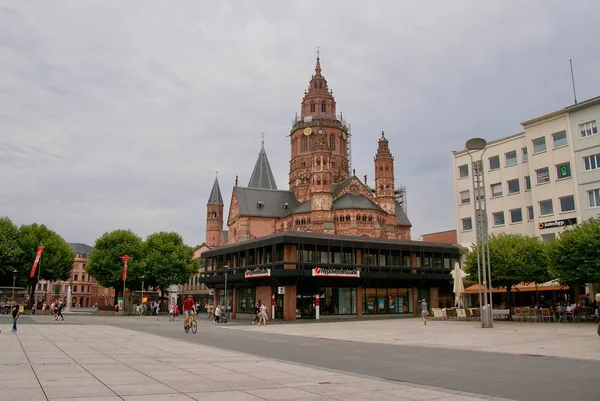Германия 2017 Mainz Town — стоковое фото