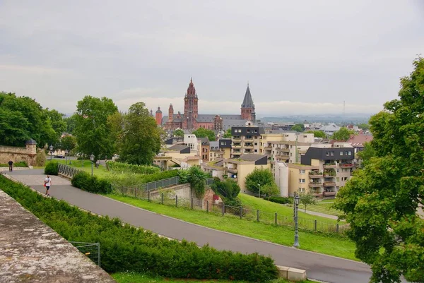 Alemania 2017 Mainz Ciudad Imágenes de stock libres de derechos
