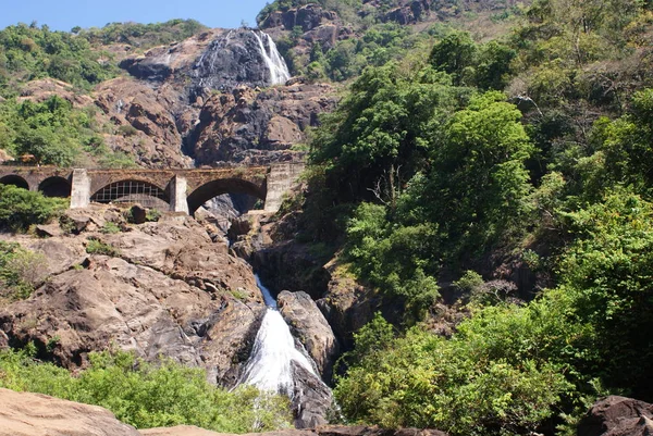 India 2012 Cataratas Dudhsagar — Foto de Stock