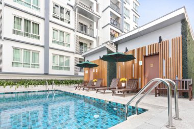 En iyi modern condominium Yüzme Havuzu