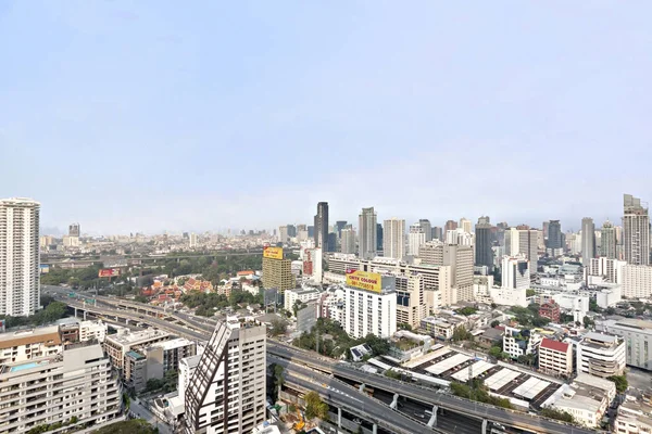 Bangkok Vedere Oraș Cer Albastru — Fotografie, imagine de stoc