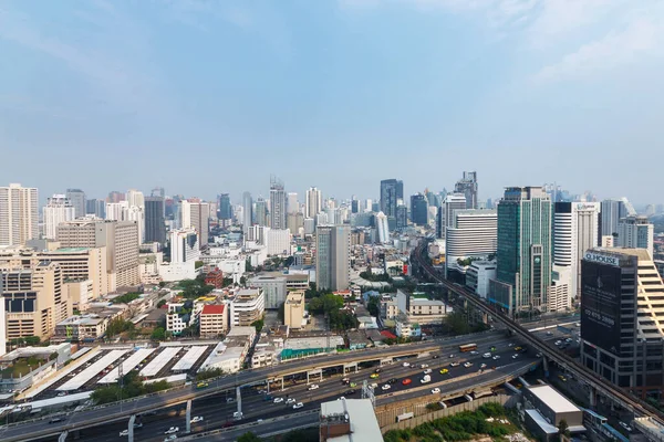Hög Vinkel Syn Bangkok — Stockfoto