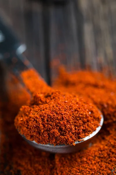 Paprika Pimienta Roja Molida — Foto de Stock