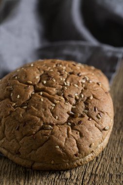 Bütün tahıl Hamburger ekmeği