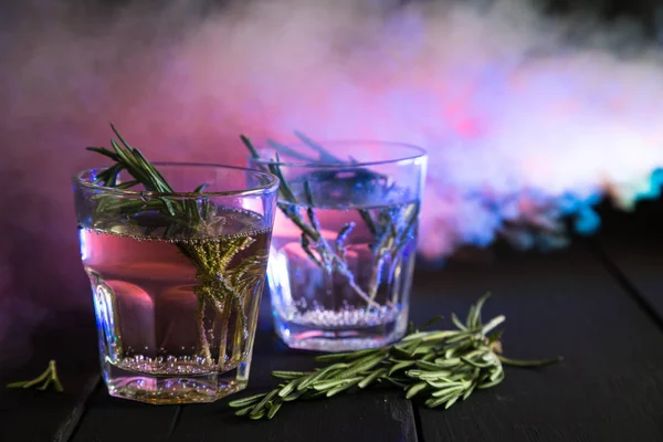 Non Alcoholic Cocktails Natural Herbs — Stock Photo, Image