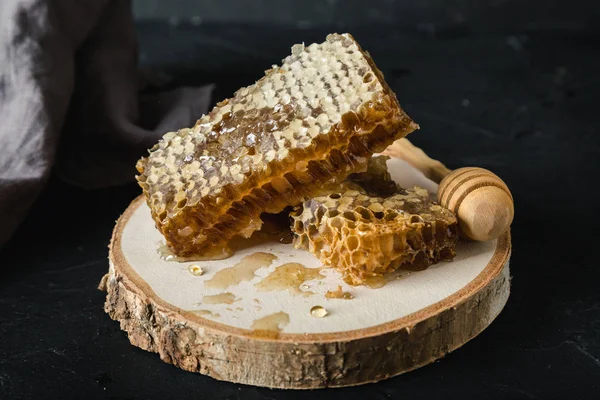 Bijenhoningraten Honing Honingraten — Stockfoto