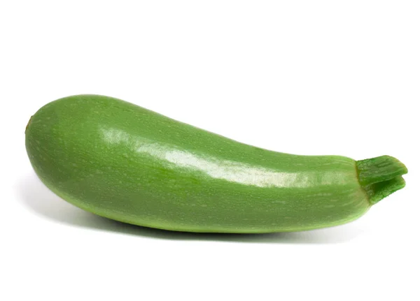 Zucchini Närbild Isolerade Vit Bakgrund — Stockfoto