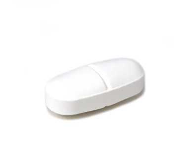 Beyaz bir arka plan üzerinde izole bir tablet Close-up