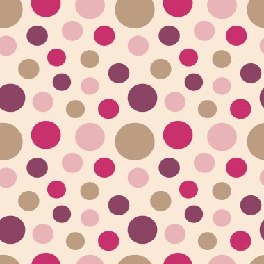 Çok renkli daireler sorunsuz soyut desen.