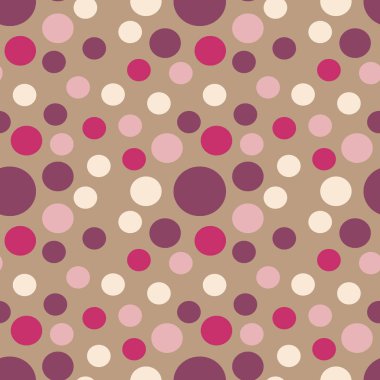 Çok renkli daireler sorunsuz soyut desen.