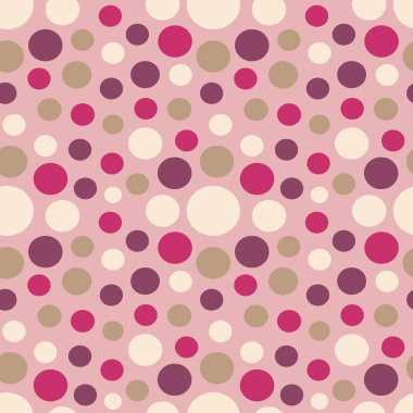 Çok renkli daireler sorunsuz soyut desen.