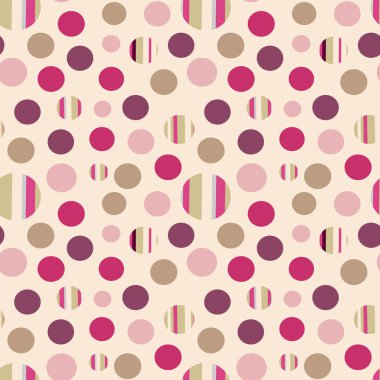 Çok renkli daireler sorunsuz soyut desen.