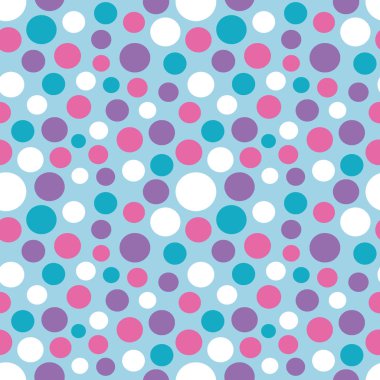 Çok renkli daireler sorunsuz soyut desen.