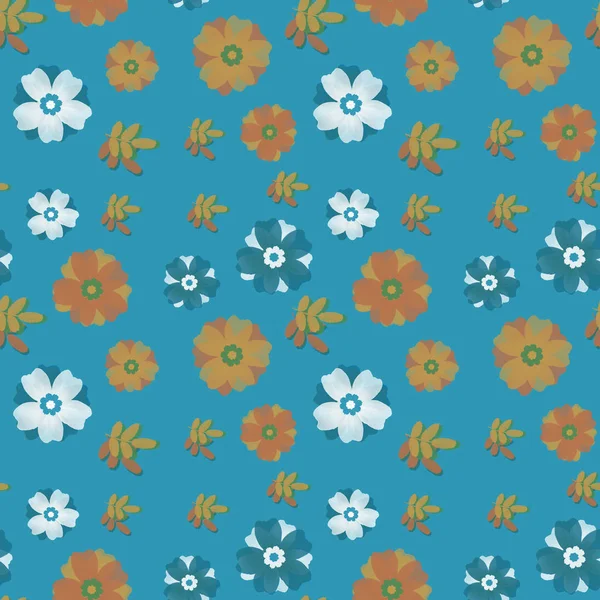 Çiçek desenli ile Seamless Modeli.