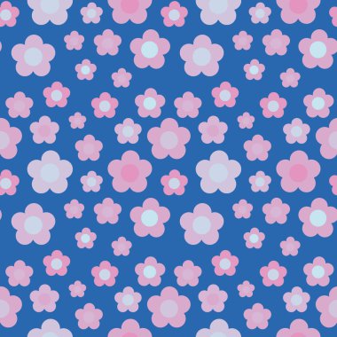 Çiçek desenli ile Seamless Modeli.