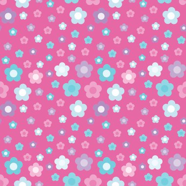 Çiçek desenli ile Seamless Modeli.