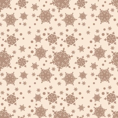 Kar taneleri bir deseni ile Dikişsiz soyut desen.