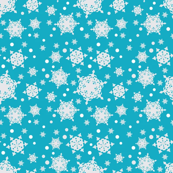 Nahtlose Abstrakte Muster Mit Einem Muster Von Schneeflocken — Stockfoto