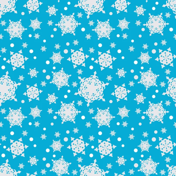 Seamless Abstract Pattern Pattern Snowflakes — Stock Photo, Image