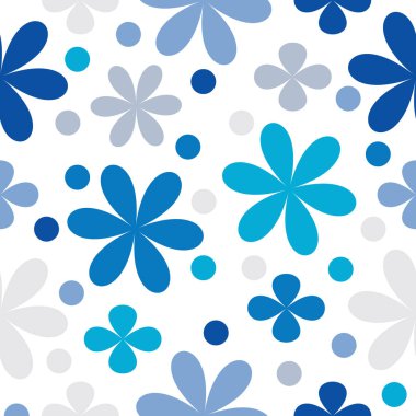 Çiçek desenli ile Seamless Modeli.