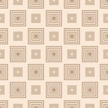 Dikişsiz soyut desen kareler geometrik desenli.