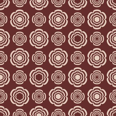 Çiçek desenli ile Seamless Modeli.