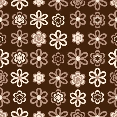 Çiçek desenli ile Seamless Modeli.