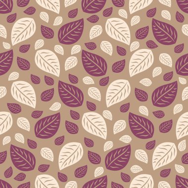 Bitki deseni ile Seamless modeli bırakır.