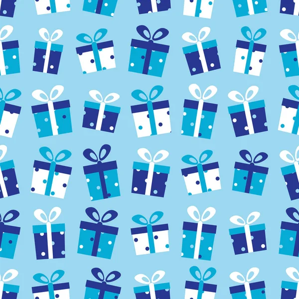 Resim hediye kutuları ile Seamless modeli