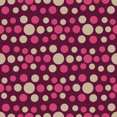 Çok renkli dairelerin geometrik desenli kusursuz soyut deseni.