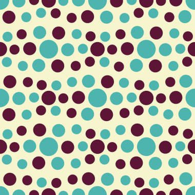 Çok renkli dairelerin geometrik desenli kusursuz soyut deseni.