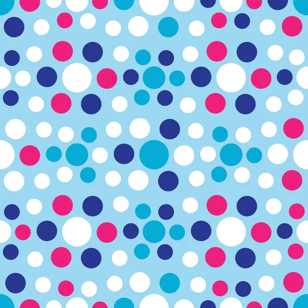 Çok renkli dairelerin geometrik desenli kusursuz soyut deseni.
